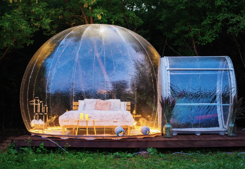 bubble tent glamping